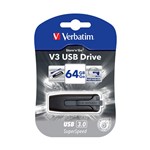 Verbatim USB 49174 Store N Go 30 Drive V3 64GB Grey