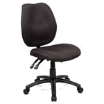 Chair Ys43A Sabina Typist Medium Back Black No Arms Black