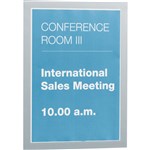 Durable Magaframe A4 Silver Sign Holders