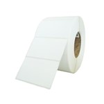 Zebra Labels 102 X 48Mm Thermal Transfer Permanment Adhesive 25Mm Core Whit