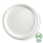 Biopak Natural Fibre Round Plate 260mm 10 White Ctn 500