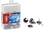 Deli Thumb Tacks 10mm Silver 100