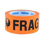Cumberland Fragile Tape 46 Micron 48mmx66M Orange