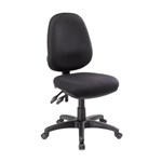 Delta Duo Split Seat High Back Black 135Kg