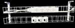 Rapid Cable Management Dual Basket 950Mm 4Gpo  3 Data White