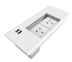 Rapid Flip Box 2 Gpo  2 Usb White