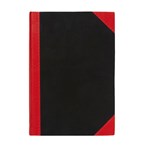 Cumberland Notebook Gloss Cover A4 100 Leaf Red  Black