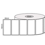 Zebra Direct Thermal Perforated Labels 102x48mm White Pack 1000