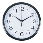 Italplast Wall Clock 43cm Black Trim