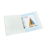 Marbig Binder Insert Clearview Ring A3 3D 25Mm Portrait White