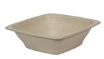 Envirochoice Natural Fibre Bowl Square 180X180X54mm 24Oz Brown Pk25