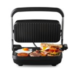 Sunbeam Compact Cafe Electric Sandwich Press And Grill Stainless Steel