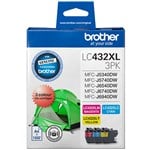 Brother LC432XL Ink Cartridge Pack CyanMagentaYellow