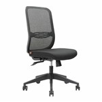 Brindis High Mesh Back Task Chair Black Fabric No Arms