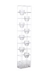 Bloom Vertical Garden 1940Mmh X 390Mmw X 210Mmd White Inc Contrasting Pots