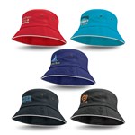Bondi Bucket Hat  White Sandwich Trim