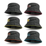 Bondi Bucket Hat  Coloured Sandwich Trim