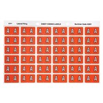 Avery Colour Code Labels 433Xx Side Tab 25X38 180 A