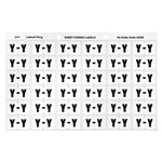 Avery Colour Code Labels 433Xx Side Tab 25X38 180 Y