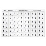 Avery Colour Code Labels 433Xx Side Tab 25X38 180 