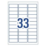 Celcast Labels Laser DL33 64 X 243mm 33Up White Box 100