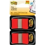 PostIt Flags 680 Twin Colours 25X44mm Pack 2 Red
