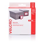 Velcro Stick On Hook Only Dots 125 Dots 22mm White