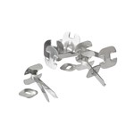 Esselte Paper Binder 644 25mm Silver Box 200