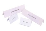 Rexel Id Small Name Plates 92X56mm Clear Box50