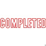 Shiny Stamp Completed Red