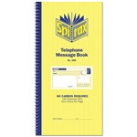 Spirax 550 Telephone Message Book 279X144mm
