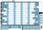 Bibbulmun Wall Planner Year 870 X 610mm 2026