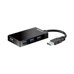 DLink 4Port SuperSpeed USB 30 Portable Hub