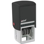 Shiny Stamp Self Inking Dater Entered BlueRed