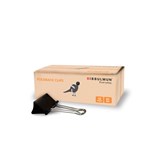 Bibbulmun Foldback Clips No 5 51mm Black Pack 12