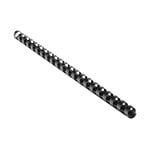 Binding Comb Plastic 12mm 21 Ring Coil Pack 100 Black