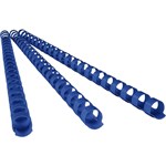 Binding Comb Plastic 19mm 21 Ring Coil Pack 100 Blue