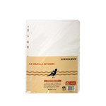 Bibbulmun Dividers Manilla A4 5 Tab White