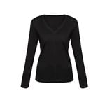 Biz Jumper Pullover Womens Wool Blend Milano Black LP618L