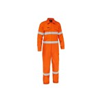 Bisley Coveralls Apex 185 Taped HiVis FR 185gsm BC8478T Orange