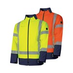 Tru Workwear Jacket Softshell FR PPE2 Segmented Tape Hi Vis 