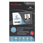 GBC Laminating Pouch 54x86mm 175 Micron 100 