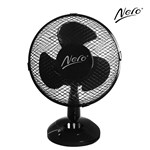 Nero Desk Fan 23cm Black