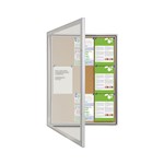 Visionchart Noticecase TX Weather Resistant 1080x820mm Cork Background TX6001