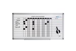 Visionchart Whiteboard Printed Planner Staff Status 10 Name 615x317mm VSB010