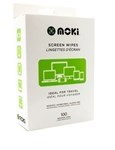 Moki Screen Cleaning Wipes Sachets 100 MFM100