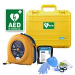 HeartSine 500P Defibrillator AED with CasePrep KitInVehicle Sticker Package