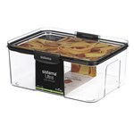 Sistema Food Container Ultra Rectangle 263L ClearBlack