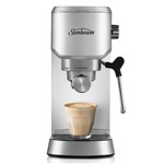 Sunbeam Compact Barista Espresso Coffee Machine 305X138X360mm Stainless Steel