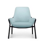 Aquila FORTE Bariatric Chair Upholstered In Warwick Hawthorn Seafoam Black Frame 350KG Weight Rating